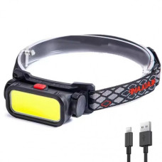 Налобный фонарь с красным и белым светом BL-008 USB 4 режима