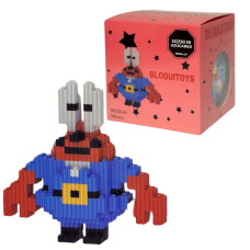 Конструктор піксельний "Містер Крабс", 10см, 560 деталей, 34-ZK Конструктор піксельний "Містер Крабс", 10см, 560 деталей, 34-ZK