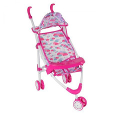Коляска для кукол "Облачка", розовая