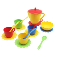 Набор посудки "Ромашка", 19 элементов (разноцветный) Набор посудки "Ромашка", 19 элементов (разноцветный)