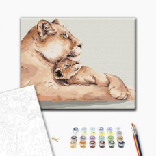 Картина по номерам "Львиное сердце" ★★★★ Картина по номерам "Львиное сердце" ★★★★