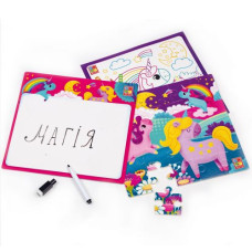 Игра настольная "Набор 4 в 1. Единороги" (укр)