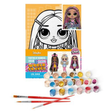 Картина по номерам с красками металлик "L.O.L. Surprise! O.M.G. World Travel. City Babe" 30х40 см
