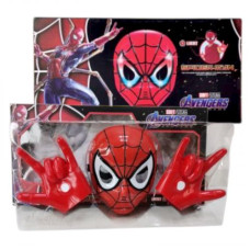 Набор ЧЕЛОВЕК Паук подсветки, маска, перчатки, в коробке