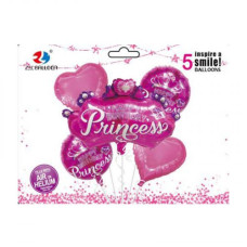 Шары фольгированный набор "Happy birthday-Princess" Шары фольгированный набор "Happy birthday-Princess"