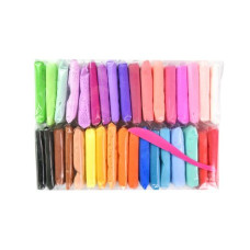 Набор для творчества (воздушный пластилин) "UʼDO Clay" 34 шт, брикет 10 г (укр)