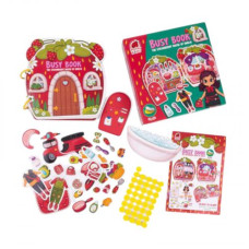 Игра развивающая с липучками. Бизи Бук. Клубничный домик Эмилии.