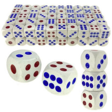 Кости игральные. средние, 100 штук (1,6 см)