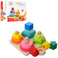 Развивающий набор Геометрика MD 1190 деревянный Развивающий набор Геометрика MD 1190 деревянный