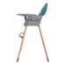 Стульчик для кормления LUMI ME 1111 Teal экокожа