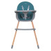 Стульчик для кормления LUMI ME 1111 Teal экокожа