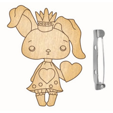 Заготовка броши для раскрашивания Заготовка броши для раскрашивания