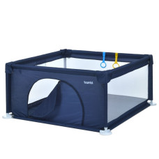 Детская кровать-манеж MR 1339-BL, ширина с ножками 132 см Детская кровать-манеж MR 1339-BL, ширина с ножками 132 см