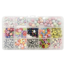 Набор бус для создания украшений 035-145 леска в комплекте