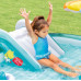 Детский надувной бассейн с горкой Intex Аллигатор