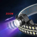 Фонарь налобный аккумуляторный BL-W690-LTS+SMD (белый/красный свет) с датчиком движения Type-C zoom