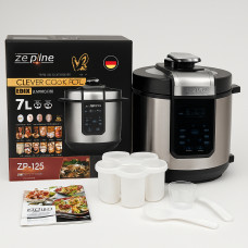 Вместительная мультипечь Zepline ZP-125 аэрофритюр с чашей 7л регулировкой температуры 29 програм Вместительная мультипечь Zepline ZP-125 аэрофритюр с чашей 7л регулировкой температуры 29 програм