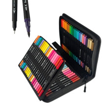 Набір маркерів для малювання, 80 предметів, DW-80 Набір маркерів для малювання, 80 предметів, DW-80