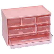 Органайзер настольный WXS-4 на 6 отделений (Pink) Органайзер настольный WXS-4 на 6 отделений (Pink)