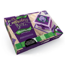 Набор для творчества "Шкатулка Embroidery Box: Violet Roses"