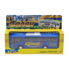 Инерционный автобус "Coach" (синий)