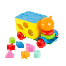 Развивающая машинка Тигренок желтый