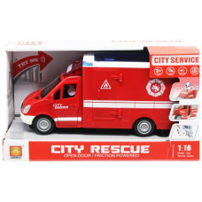 Машина службы спасения "Defender", красная Машина службы спасения "Defender", красная