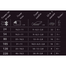 Пазлы 8 в 1 "Пираты"