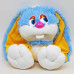 Мягкая игрушка "Зайка-коротышка", 30 см, голубой