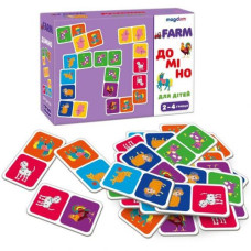 Настольная игра "Домино: Ферма" (29 элем)