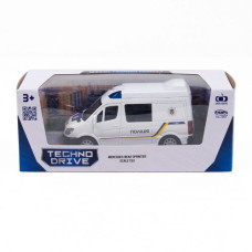 Машинка металлическая "Mercedes-Benz Sprinter Полиция"