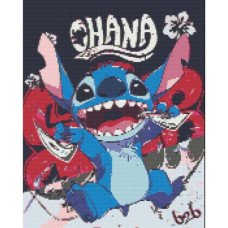 Алмазная мозаика "Лело и Стич" 40х50 см