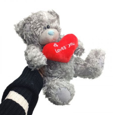 Мягкая игрушка "Мишка", высота 30 см (СЕРЫЙ) Мягкая игрушка "Мишка", высота 30 см (СЕРЫЙ)
