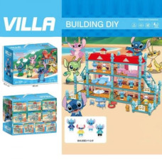 Домик герой, подсветка, 3 режима, 2 фигурки, собачка, кровать, столик, стульчики, мебель, в коробке