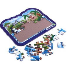 Игра развивающая (пазлы-вкладыши) "Животные зоопарка"