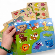 Вкладыши деревянные, 22,5х18 см (ЦИФРЫ)