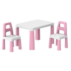 Детский стол с двумя стульями 0457TXK розовый Детский стол с двумя стульями 0457TXK розовый
