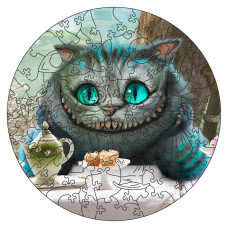 Фигурный пазл из дерева 