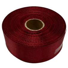 Атласная лента для рукоделия АБ-324, 2,5 см х 23 м, бордо Атласная лента для рукоделия АБ-324, 2,5 см х 23 м, бордо