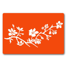 Трафарет для био-тату Цветы fx094-24*34см, размер 24х34 см