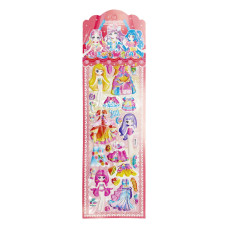 Детский набор наклеек 992327-2 для девочек, ПВХ, 33х10 см
