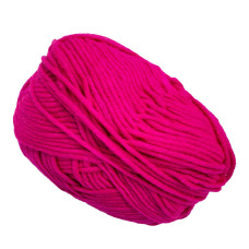 Пряжа фасованная петлевая NB104, 80% хлопка, 20% молочная клетчатка, роза красная