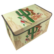 Ящик/пуфик для игрушек MR 0625 38-24-24 см (Кактус)