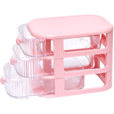 Органайзер настольный WXS-3,3 отделения (Pink) Органайзер настольный WXS-3,3 отделения (Pink)