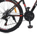 Велосипед MTB2602-2, 26 дюймов, алюминиевая рама 13 Shimano 21SP черно-красный