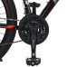 Велосипед MTB2602-2, 26 дюймов, алюминиевая рама 13 Shimano 21SP черно-красный