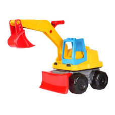 Экскаватор пластиковий (желто-синий)