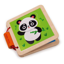 Деревянная игрушка "Деревянная книга. Зоопарк"