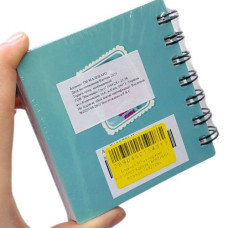 Блокнот 3D на пружине 10Х9,5 см "Цветы" (РОЗОВЫЙ)