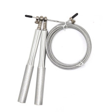 Скоростная регулируемая скакалка MS 3407(Silver) 290 см Скоростная регулируемая скакалка MS 3407(Silver) 290 см